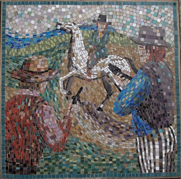 Mosaic Tile titled Bushrangers
