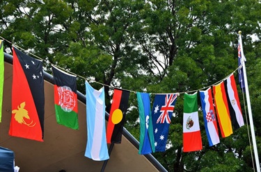 Cooma Multicultural Festival Flags