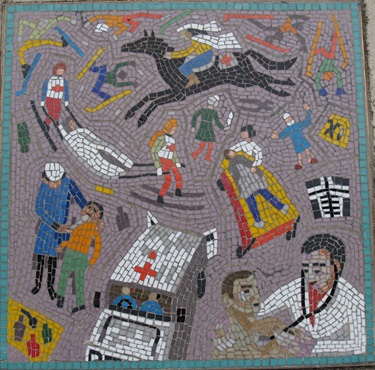Mosaic Tile titled Health Services