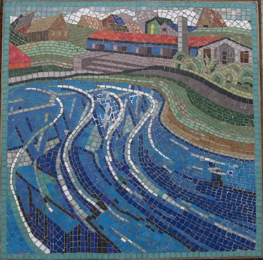 Mosaic Tile titled Jindabyne