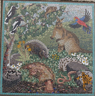 Mosaic Tile titled Kosciusko National Park