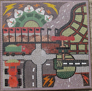 Mosaic Tile titled Local Government