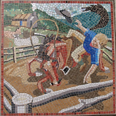 Mosaic Tile titled Mountain Life Styles