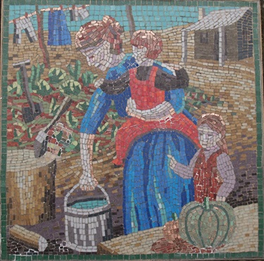 Mosaic Tile titled Pioneer Women