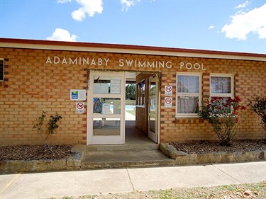 Adaminaby Swimming Pool Building entrance