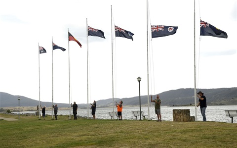 Jindabyne Australia Day Flag Raising