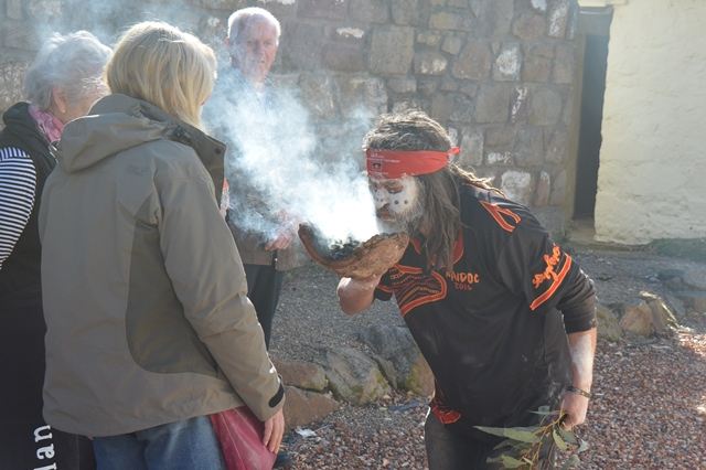 Smoking ceremony at NAIDOC