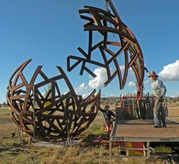 Snowy River Sphere construction