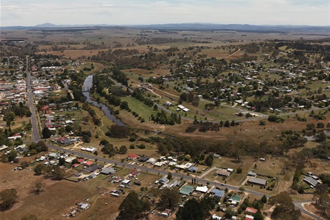 Bombala aerial view