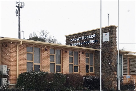The outside street view of Council's Berridale Office