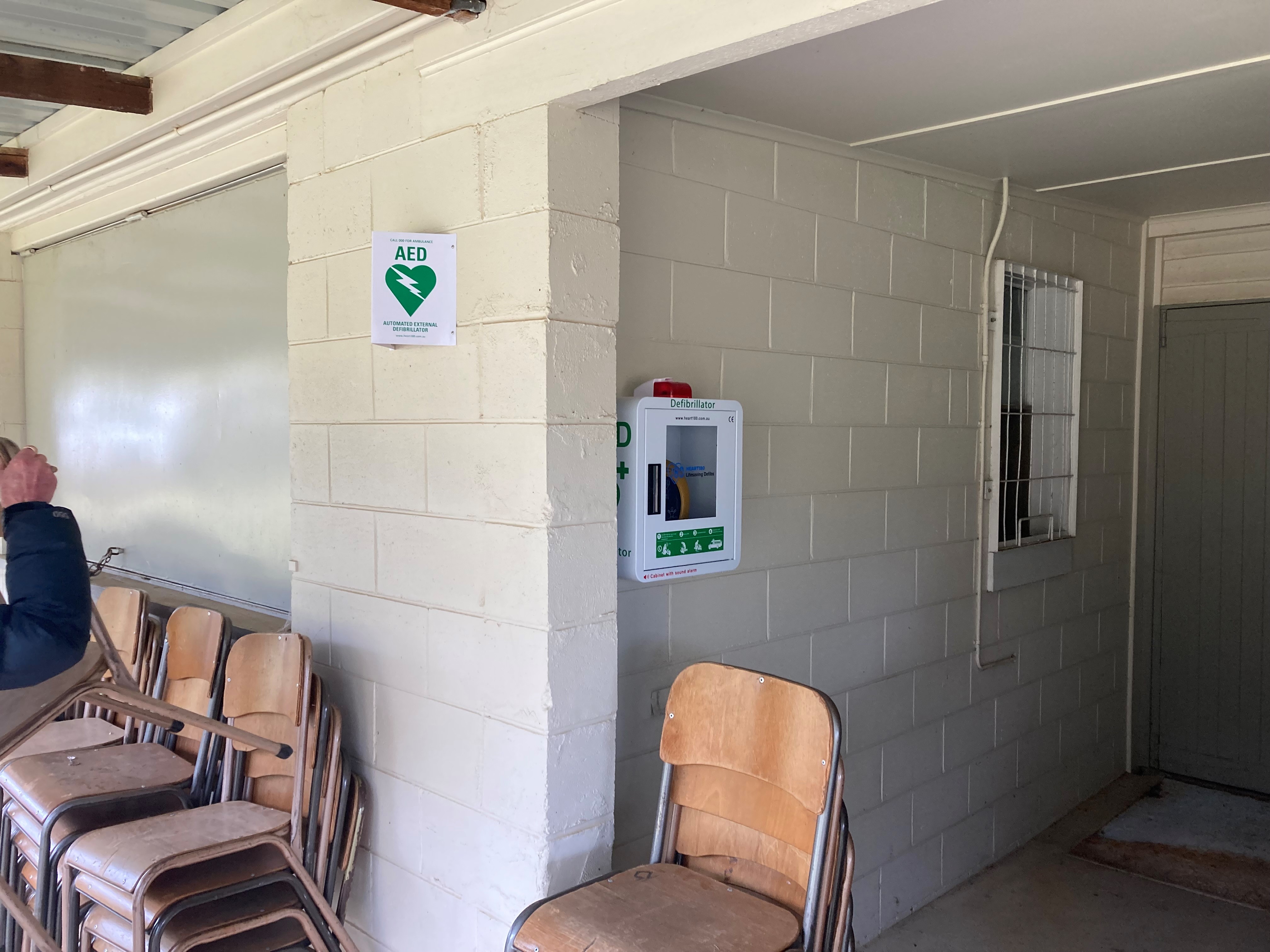 Defibrillator installed at community hall in Numeralla